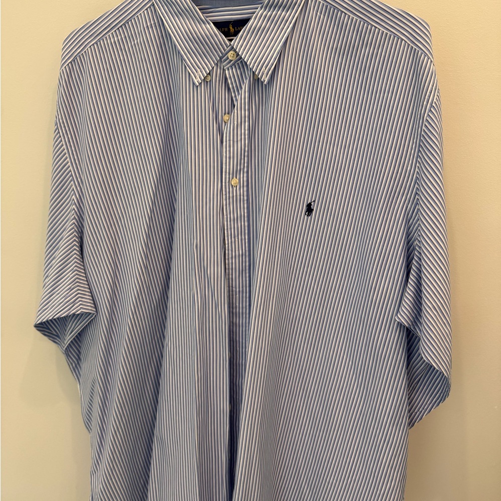 Polo by Ralph Lauren Blue Striped Men's Shirt
